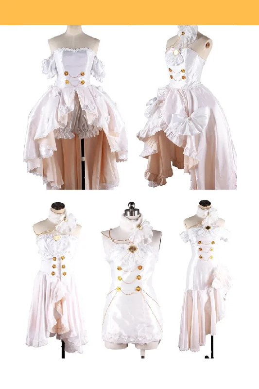 women fairy cosplay costumes sparklyLove Live White Wedding Awakening Cosplay Costume