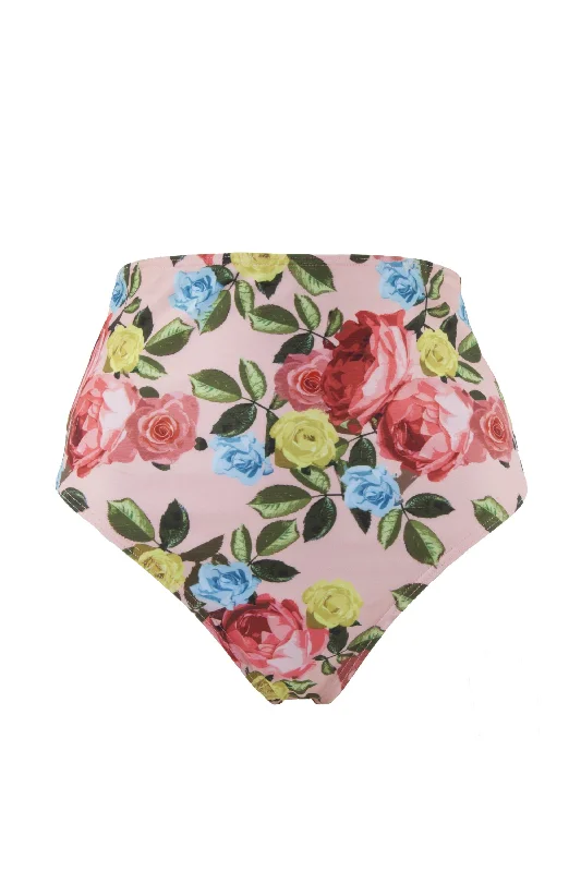 Women's organic cotton briefs for eco - friendlinessPeek & Beau Vintage Floral High Waist Brief