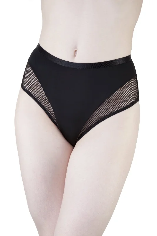 Women's cashmere - blend briefs for extra softnessPeek & Beau Jazz Black Highwaist Brief