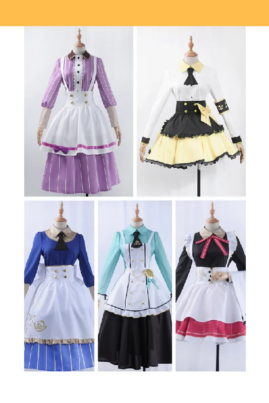 women steampunk cosplay costumes mechanicalLove Live Tea Party Pre Awakening Cosplay Costume