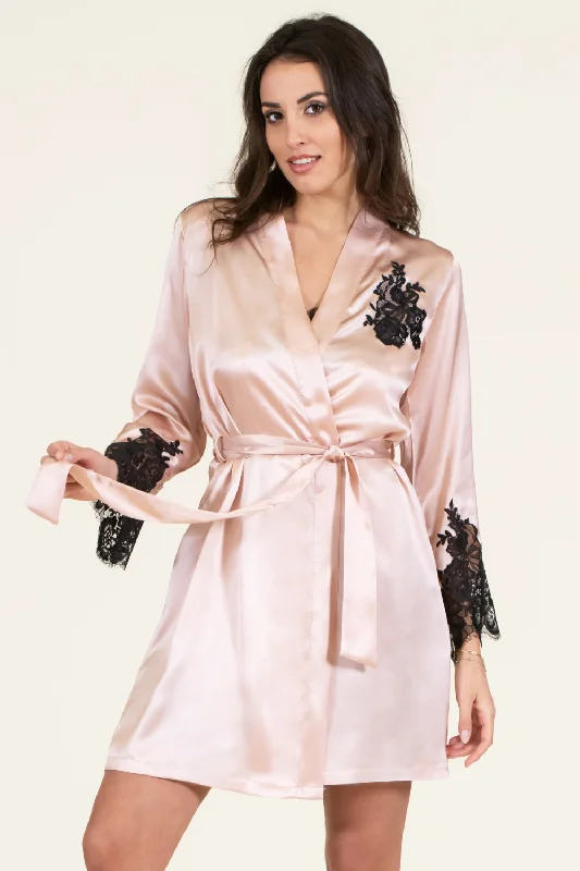 women robes for a stylish hospital staySilk Robe