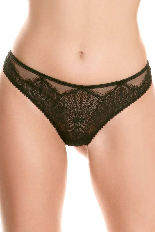 shape - wear women thongs for slimming the mid - sectionTresor Thong in Black, Size XL (UK 14)