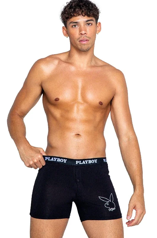 Women's polka - dot briefs for a retro vibePlayboy Mens Tuxedo Modal Classic Boxer Briefs