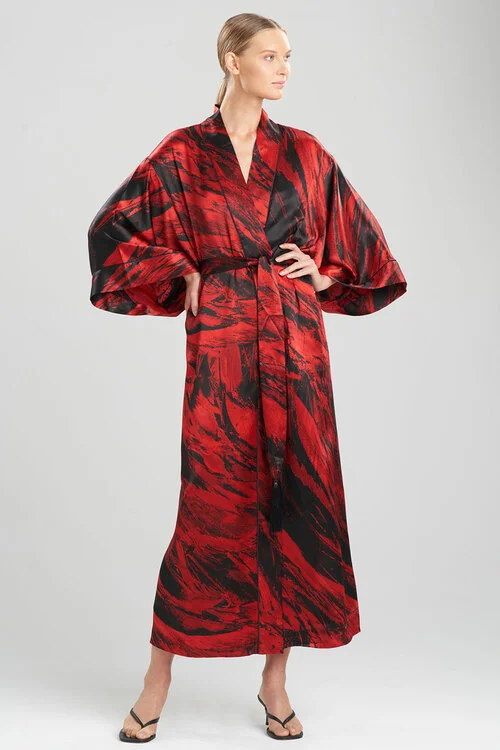 women robes for a romantic evening inHaori Silk Robe