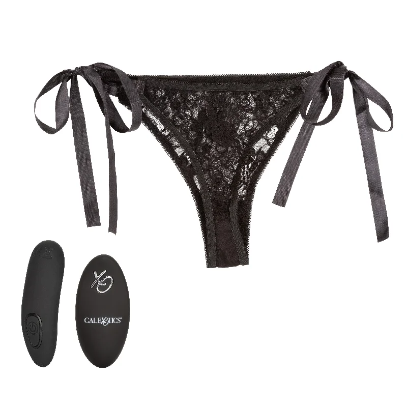 seamless beaded women thongs for a sophisticated designRemote Control Lace Thong Set