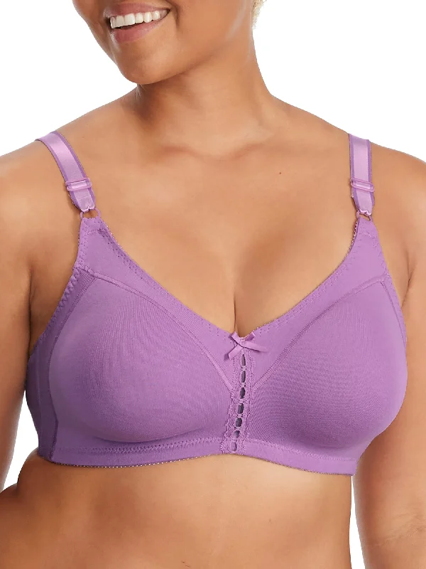 Women's bras featuring a microfiber materialBali Women's Double Support Cotton Wire-Free Bra