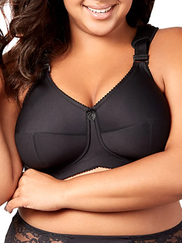 Women's black bras for a classic lookElila Women's Kaylee Full Coverage Wire-Free Bra