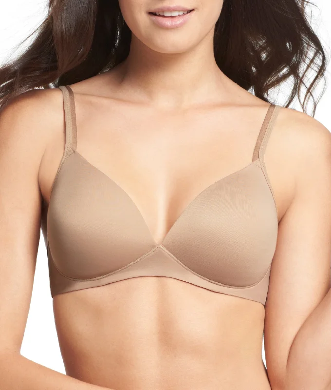 Women's bras with a cotton - polyester blendWarner's Women's Elements of Bliss Lift Wire-Free Bra