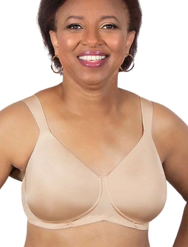 Women's bras with removable padsAmerican Breast Care 516 Silhouette Bra, Cool Latte | Latte Beige Mastectomy Bra