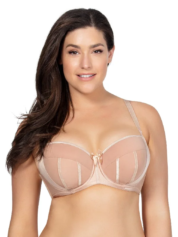 Women's striped brasCharlotte Padded Bra - True Nude - 6901