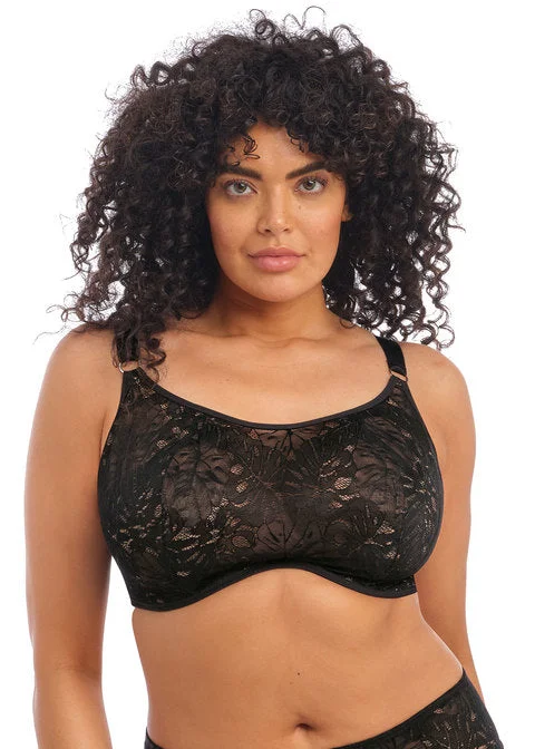 Women's bras with a silk blend for luxuryElomi Kelsey Underwire Bralette, Black | Black Elomi Kelsey Bralette