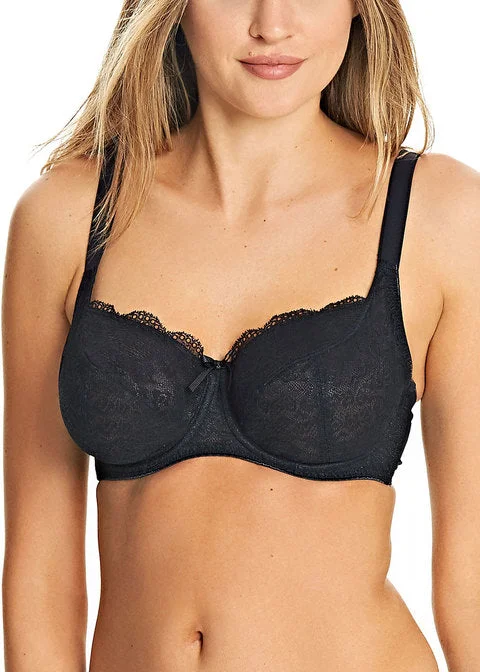 Women's striped brasFreya Fancies Underwire Balcony Bra Black