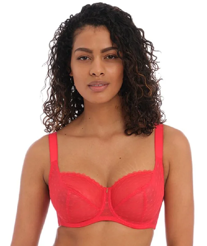 Women's convertible bras with multiple strap optionsFreya Signature Underwired Balcony Bra - Chili Red