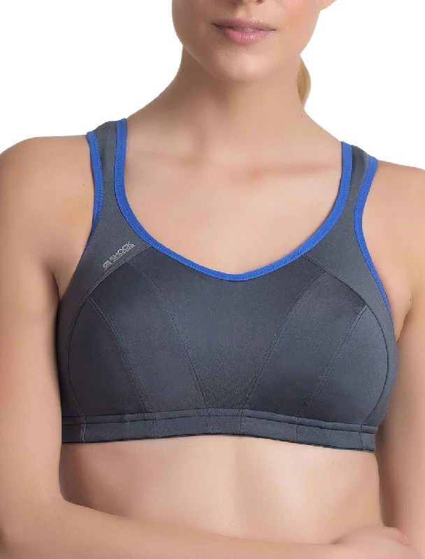 Women's maternity bras with adjustable strapsShock Absorber Multi Sports Bra, Dark Grey | High Support Sports Bra Dark Grey