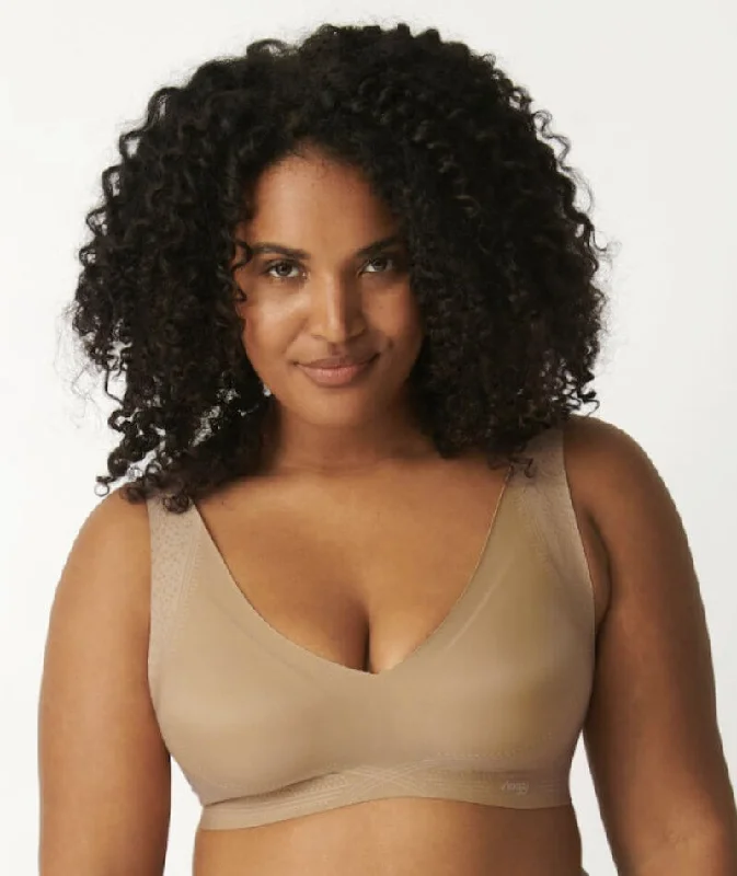 Women's bras using a bamboo fiber liningSloggi ZERO Feel Wire-free Bra - Cognac