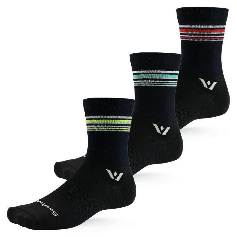 Women's ankle socks with a frilly edgeAspire Mid-Crew Multi-Packs