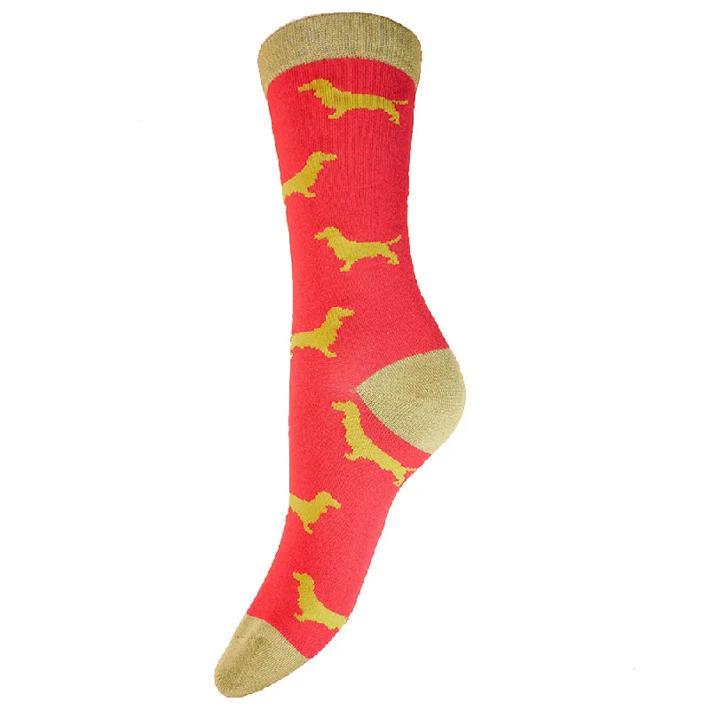 Women's microfiber socks for a lightweight optionDachshund Bamboo Socks