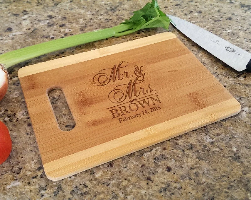 Wedding stockings for a bridal lookMr Mrs Couple Personalized Cutting Board Laser Engraved Bamboo Cutting Board For Wedding Gift Anniversary Gift Couples First Christmas gift