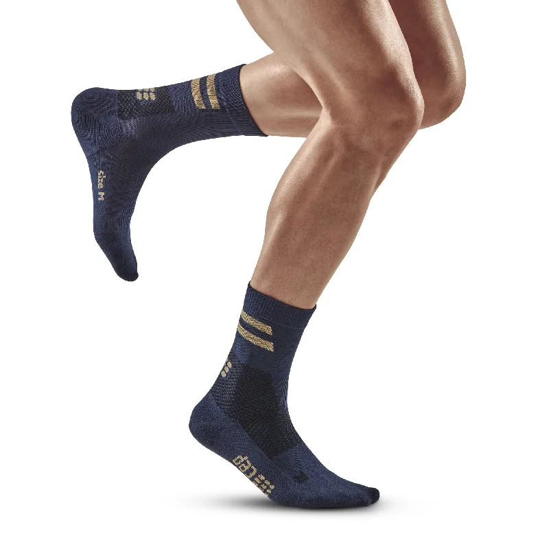 Women's over - the - calf socks with a stripe designCEP Training Mid Cut Compression Socks