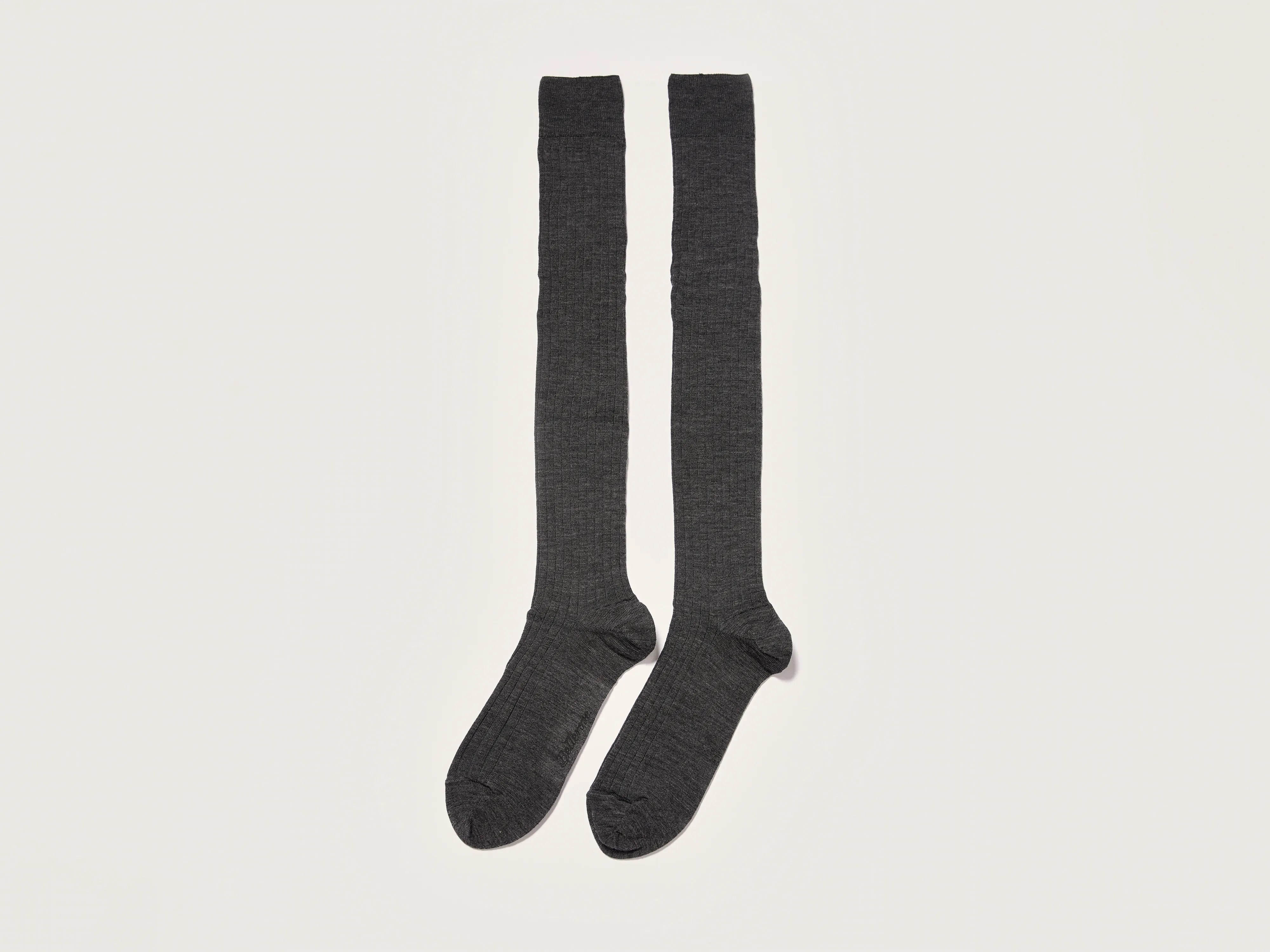 Women's bamboo fiber socks for eco - friendlinessBoha thigh-high socks (242 / W / ANTHRACITE)